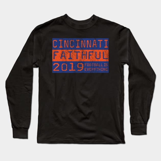 Football Is Everything - FC Cincinnati Faithful Long Sleeve T-Shirt by FOOTBALL IS EVERYTHING